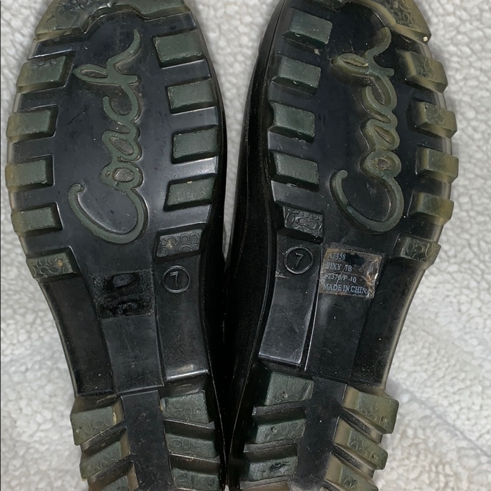 Coach Rain Boots - Picture 4 of 7